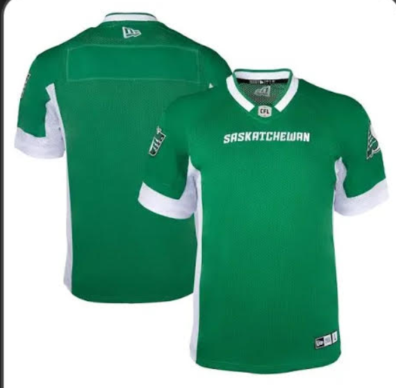 Men 2025 CFL Saskatchewan roughrider blank green jersey->boston red sox->MLB Jersey